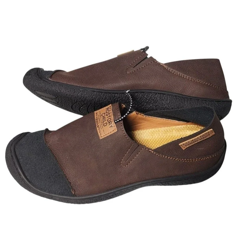 Rostory Child Slip On Vegan Leather Shoes EU 43 NEW